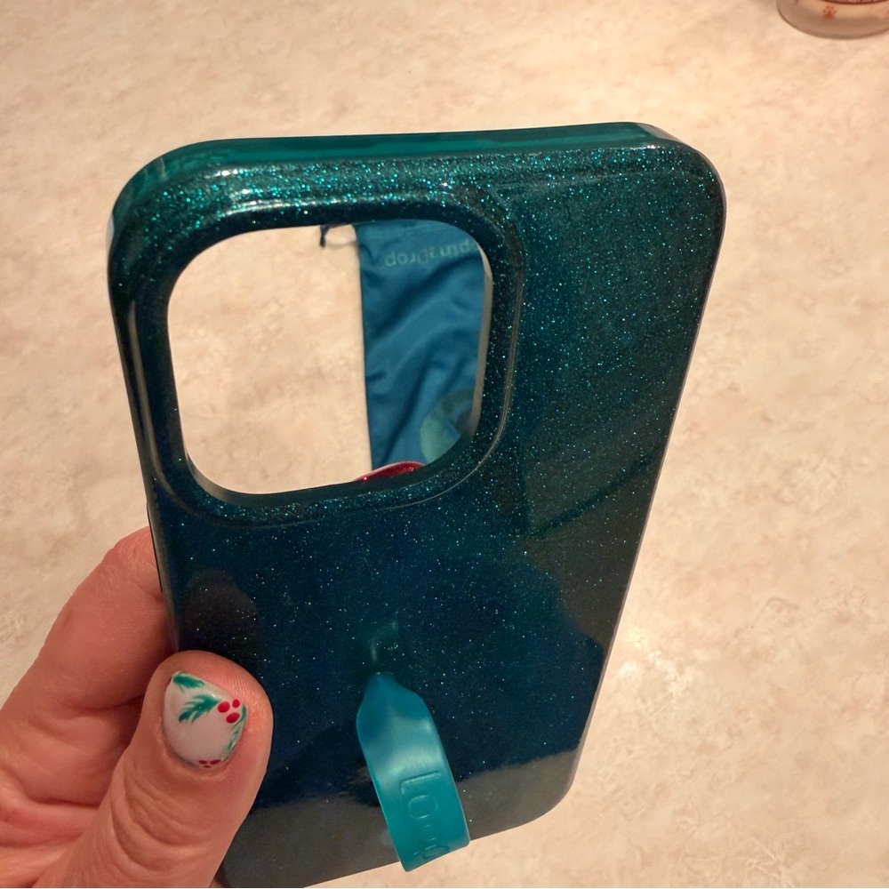 Emerald Sparkle iPhone 15 Pro Max Case - Picture 4 of 8